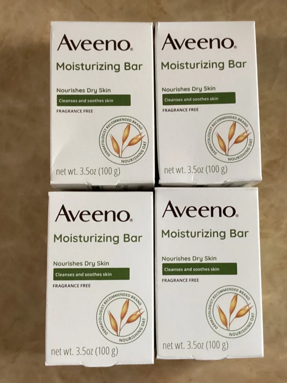 Aveeno Moisturizing Bar Bundle 3.5 oz each NEW